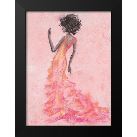 Xhose Woman in Pink Black Modern Wood Framed Art Print by Ritter, Gina