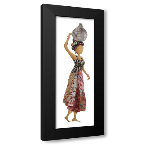 Xhose Woman of Pottery I Black Modern Wood Framed Art Print by Ritter, Gina