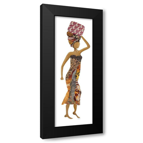 Xhose Woman of Pottery II Black Modern Wood Framed Art Print by Ritter, Gina