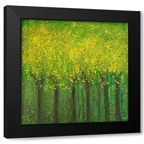 Awakening Black Modern Wood Framed Art Print with Double Matting by Gonzalez, Roberto