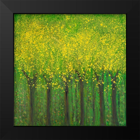 Awakening Black Modern Wood Framed Art Print by Gonzalez, Roberto