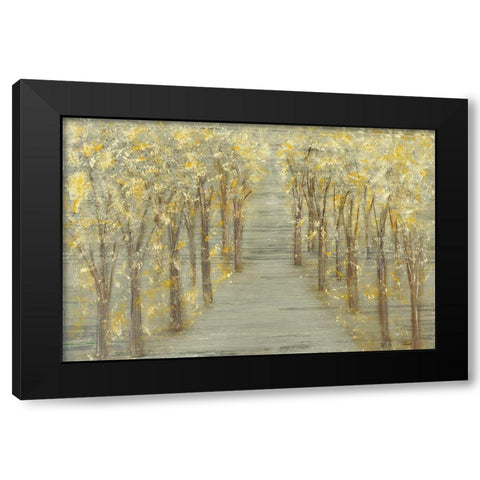 Gold Forest Black Modern Wood Framed Art Print with Double Matting by Gonzalez, Roberto