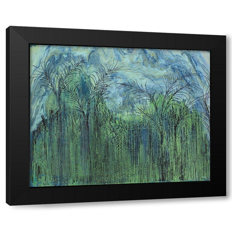 Tropic Storm Black Modern Wood Framed Art Print by Gonzalez, Roberto