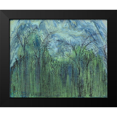 Tropic Storm Black Modern Wood Framed Art Print by Gonzalez, Roberto