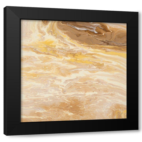 Oasis Black Modern Wood Framed Art Print with Double Matting by Gonzalez, Roberto
