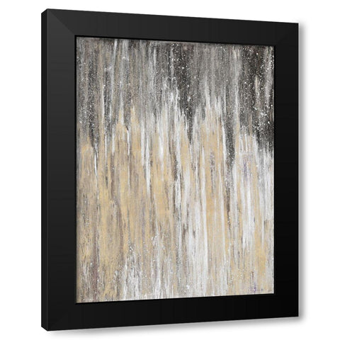 Downtown Blizzard II Black Modern Wood Framed Art Print with Double Matting by Gonzalez, Roberto