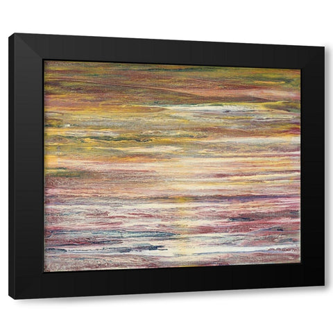 White Rapids at Sunset Black Modern Wood Framed Art Print with Double Matting by Gonzalez, Roberto