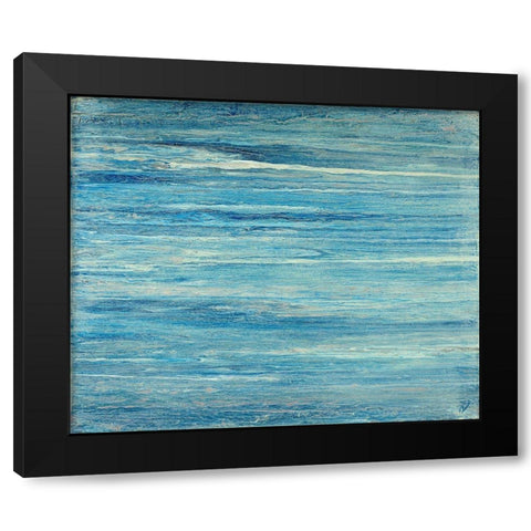 Aqua Pasiva Black Modern Wood Framed Art Print by Gonzalez, Roberto