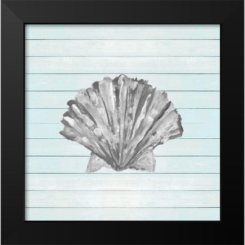 Coastal on Blue Wood II Black Modern Wood Framed Art Print by DeRice, Julie