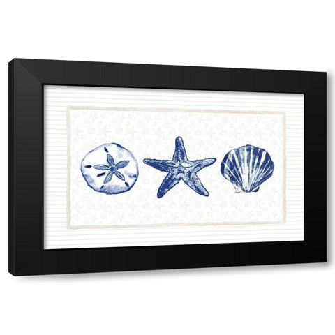 Blue Ocean Collection Black Modern Wood Framed Art Print by Gaynor, Janice