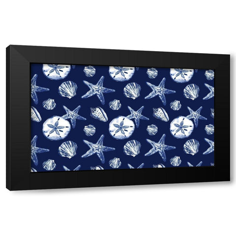 Deep Ocean Treasures Black Modern Wood Framed Art Print with Double Matting by Gaynor, Janice