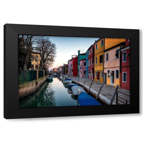 Sunrise Days Black Modern Wood Framed Art Print with Double Matting by Amos, Andy