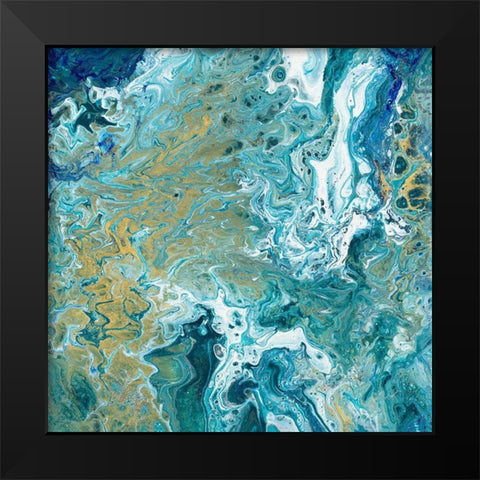 Earth Essence I Black Modern Wood Framed Art Print by Hakimipour, Tiffany