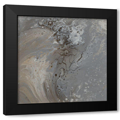 Modern Flow I Black Modern Wood Framed Art Print by Hakimipour, Tiffany