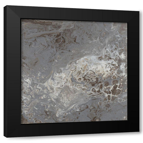 Modern Flow II Black Modern Wood Framed Art Print by Hakimipour, Tiffany