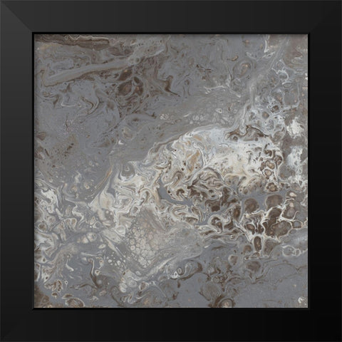 Modern Flow II Black Modern Wood Framed Art Print by Hakimipour, Tiffany