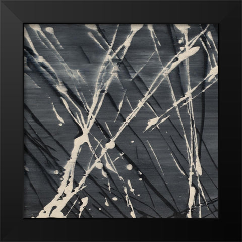 Dark Cloudy Mist I Black Modern Wood Framed Art Print by Pattinian, Merri