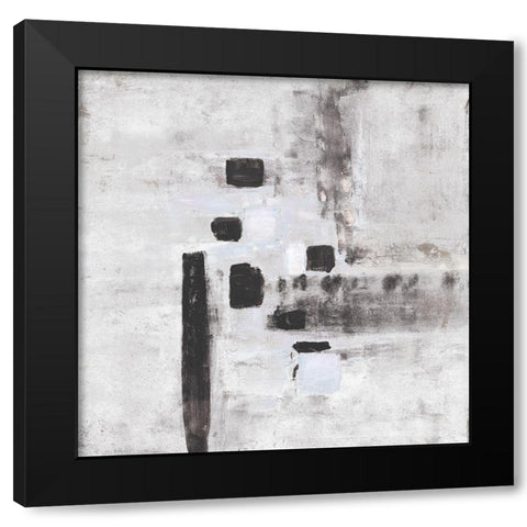 Cloudy Mist I Black Modern Wood Framed Art Print with Double Matting by Pattinian, Merri