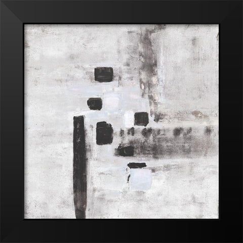 Cloudy Mist I Black Modern Wood Framed Art Print by Pattinian, Merri