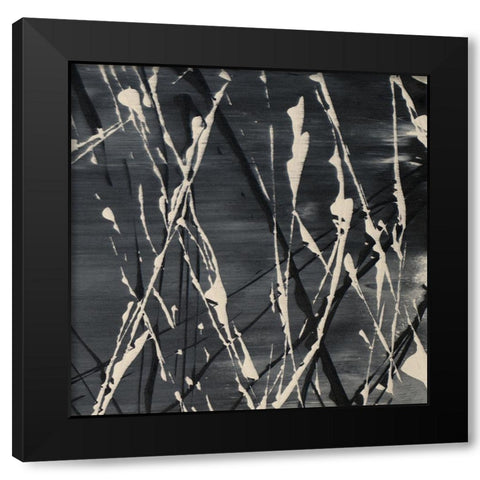 Dark Cloudy Mist II Black Modern Wood Framed Art Print with Double Matting by Pattinian, Merri