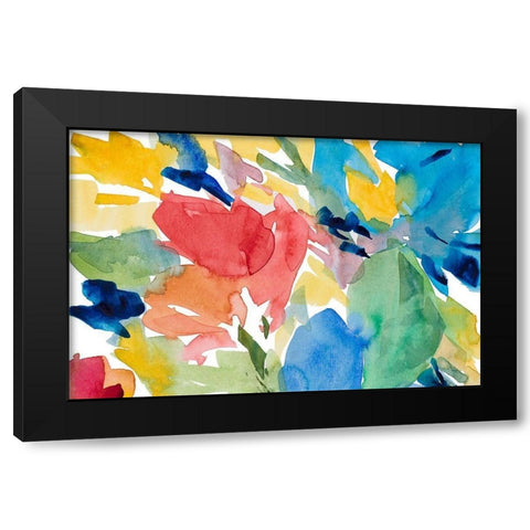 Positano Day Black Modern Wood Framed Art Print by Loreth, Lanie