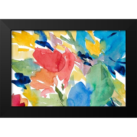 Positano Day Black Modern Wood Framed Art Print by Loreth, Lanie