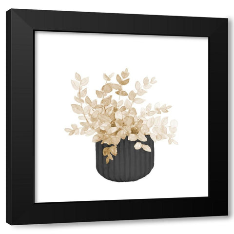 Neutral Decorative Plant II Black Modern Wood Framed Art Print by Loreth, Lanie