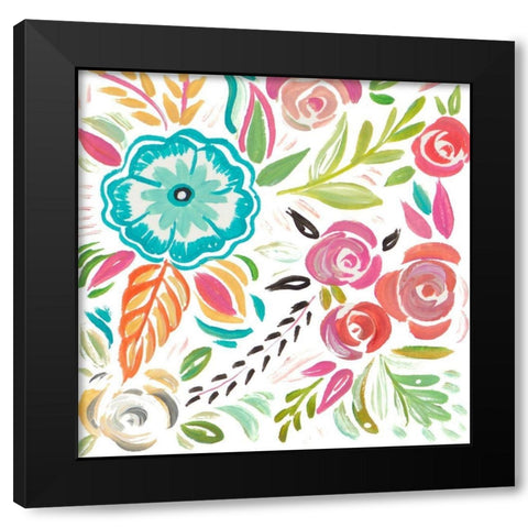 The Day Is Yours II Black Modern Wood Framed Art Print with Double Matting by Del Sol, Ani