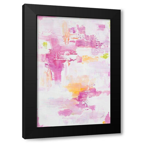 Urban Blush II Black Modern Wood Framed Art Print by Hewitt, L.