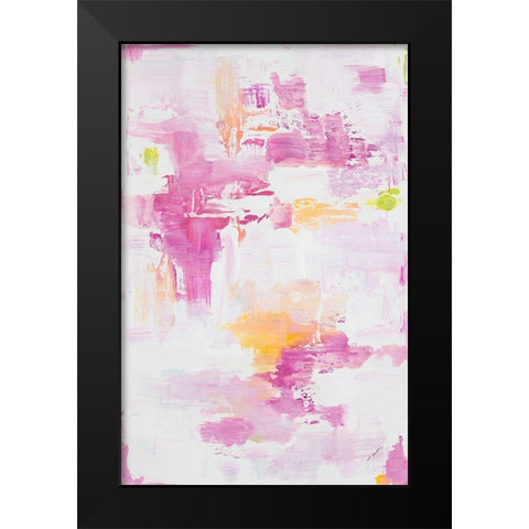 Urban Blush II Black Modern Wood Framed Art Print by Hewitt, L.
