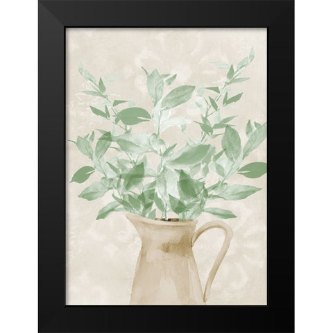 Botanical Arrangement Black Modern Wood Framed Art Print by Loreth, Lanie