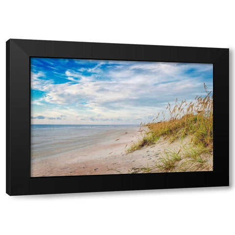 Afternoon Breeze Black Modern Wood Framed Art Print by Amos, Andy