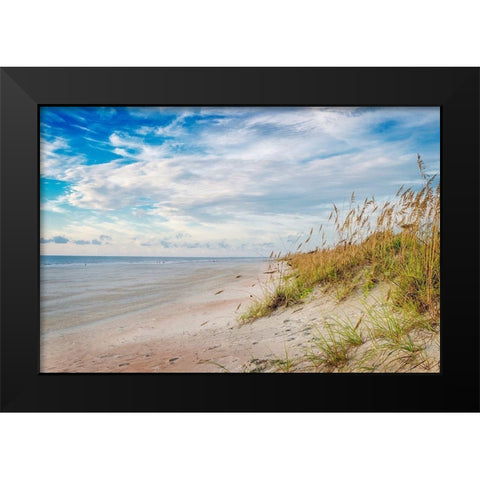 Afternoon Breeze Black Modern Wood Framed Art Print by Amos, Andy