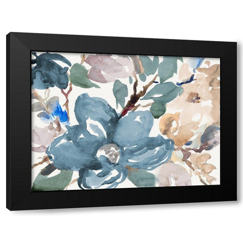 Spring Garden II Black Modern Wood Framed Art Print with Double Matting by Loreth, Lanie