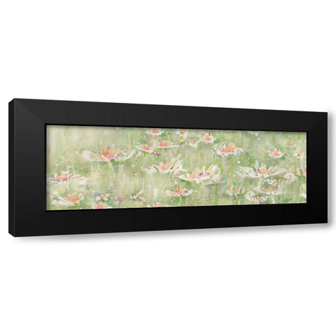 Meadow Black Modern Wood Framed Art Print by Diannart