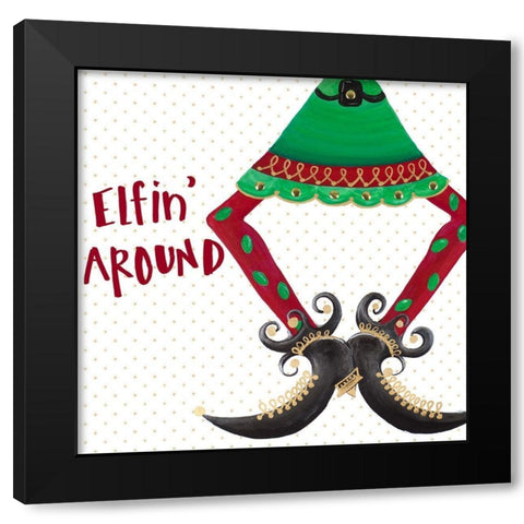 Holiday Legs III Black Modern Wood Framed Art Print by Ritter, Gina