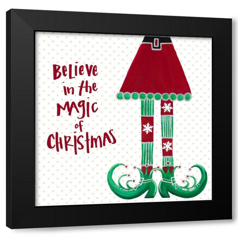 Holiday Legs II Black Modern Wood Framed Art Print by Ritter, Gina