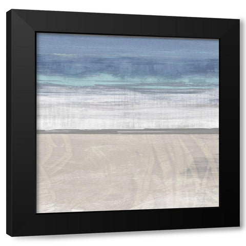 Familiar Square II Black Modern Wood Framed Art Print by Kingsley