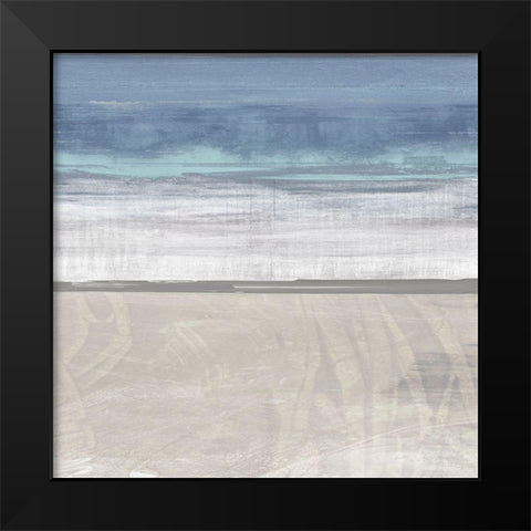 Familiar Square II Black Modern Wood Framed Art Print by Kingsley