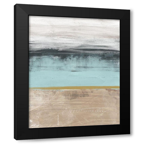 Familiar Feeling Black Modern Wood Framed Art Print with Double Matting by Meneely, Dan