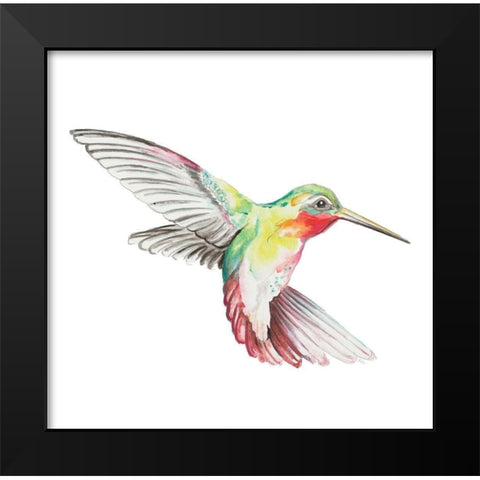 New Hummingbird I Black Modern Wood Framed Art Print by Pinto, Patricia