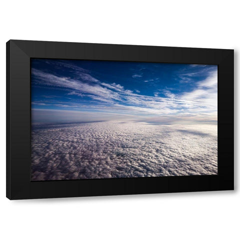 From the Sky Black Modern Wood Framed Art Print with Double Matting by Bill Carson Photography