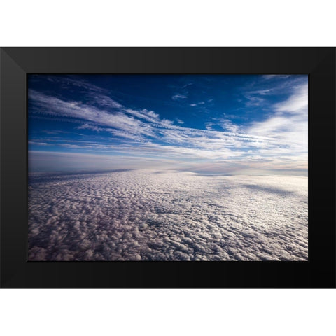 From the Sky Black Modern Wood Framed Art Print by Bill Carson Photography
