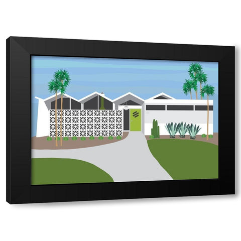 Palm Springs Living I Black Modern Wood Framed Art Print by Bucheli, Jen