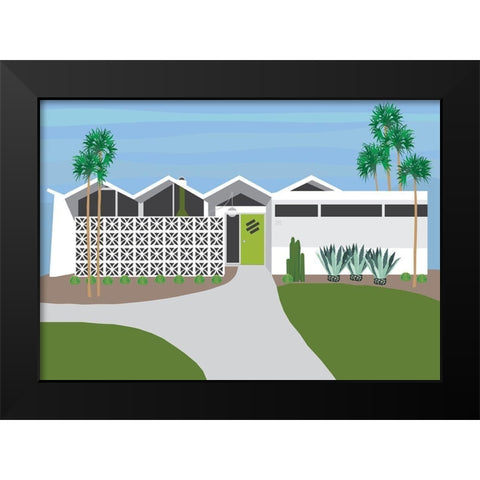 Palm Springs Living I Black Modern Wood Framed Art Print by Bucheli, Jen