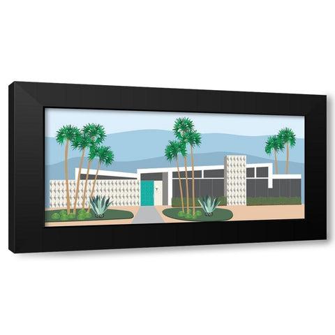 Mod Home Black Modern Wood Framed Art Print by Bucheli, Jen