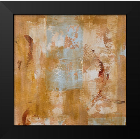 Textured Space I Black Modern Wood Framed Art Print by Loreth, Lanie