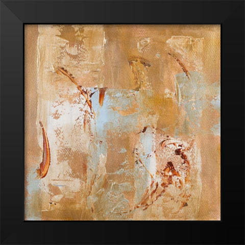 Textured Space II Black Modern Wood Framed Art Print by Loreth, Lanie