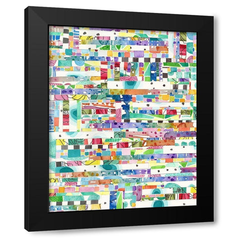 Dreaming Of Color Black Modern Wood Framed Art Print with Double Matting by Bucheli, Jen