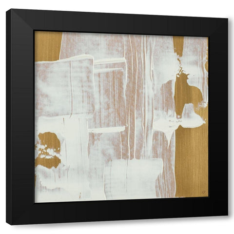 Modern Blanc I Black Modern Wood Framed Art Print with Double Matting by Loreth, Lanie